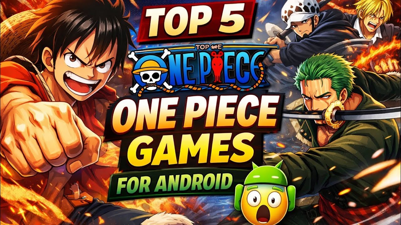 Top 5 Best One Piece Games for Android 😱 | X Anime Gaming