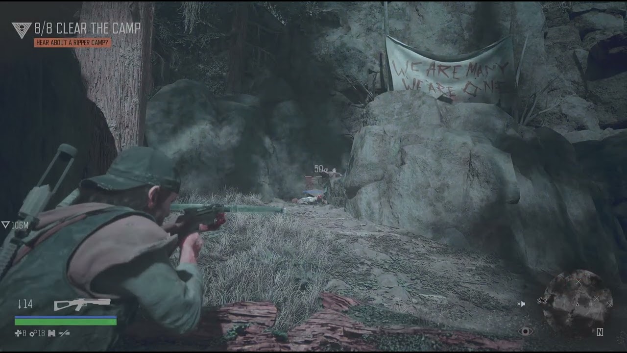 Days Gone Rippers, Everyone has to work, Hard to miss