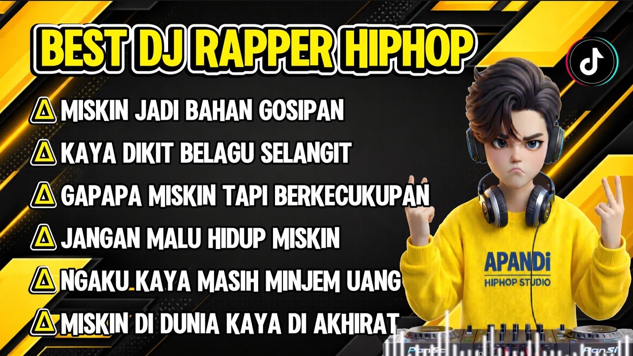 BEST DJ RAPPER HIPHOP || MISKIN JADI BAHAN GOSIPAN || KAYA DIKIT BELAGU SELANGIT | TERBARU #djhiphop