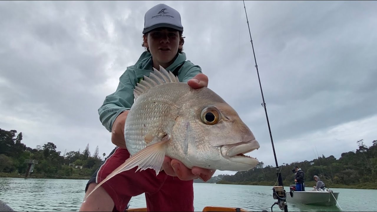 River fishing for snapper in the shallows (big bust up)