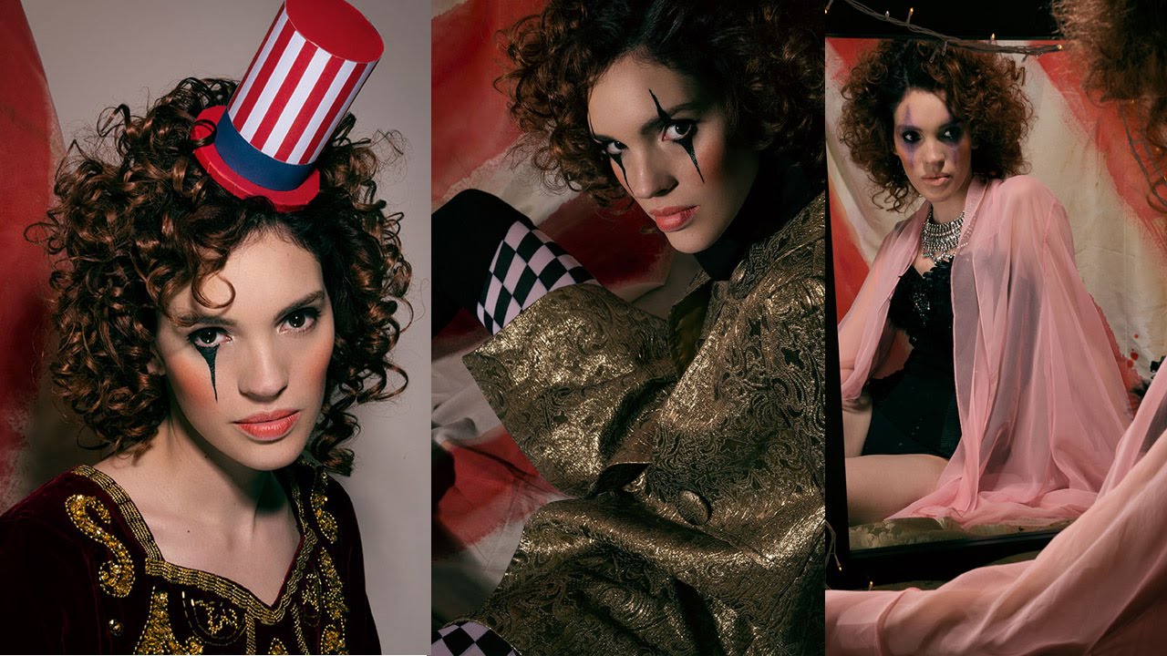 MAKEUP TUTORIAL | CIRCUS MAKEUP | PHOTOSHOOT | AMERICAN HORROR STORY | FREAK SHOW INSPIRED