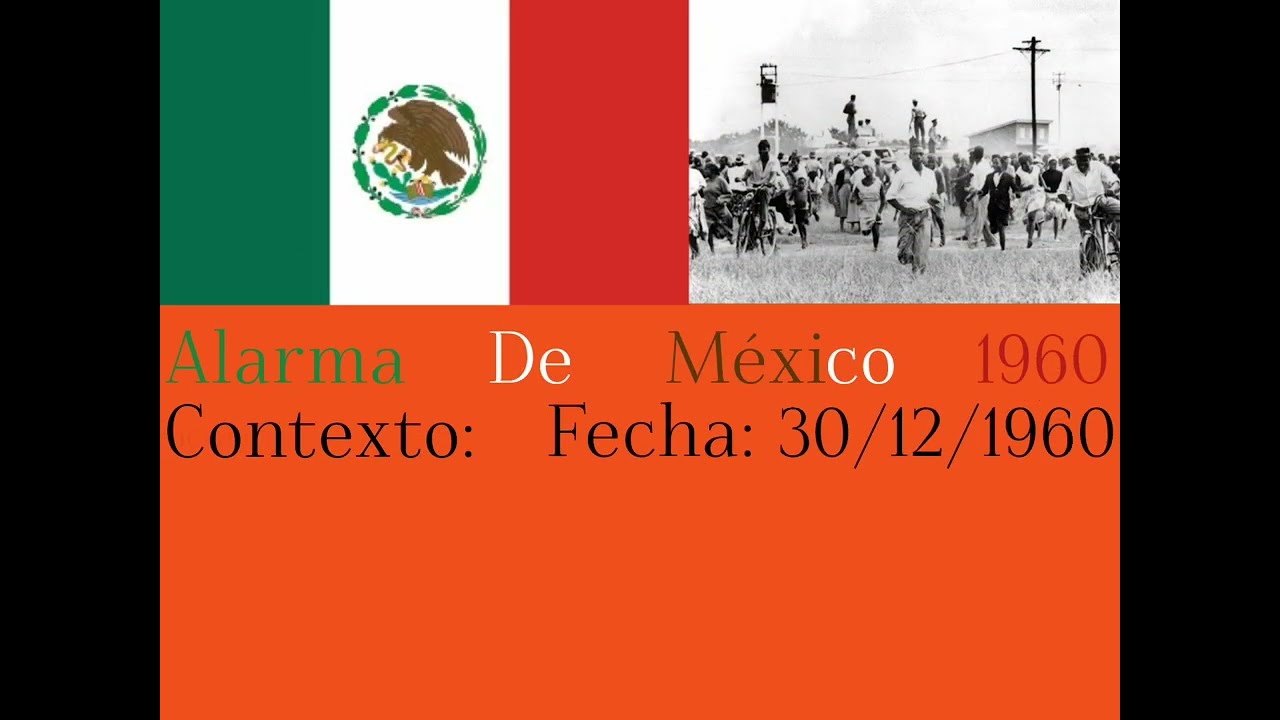 México eas alarm 1960 🇲🇽