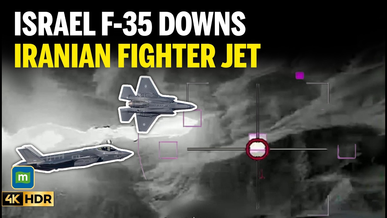 Israel Releases Footage of F-35 Shooting Down Iranian Fighter Jet Amid Escalating Middle East War