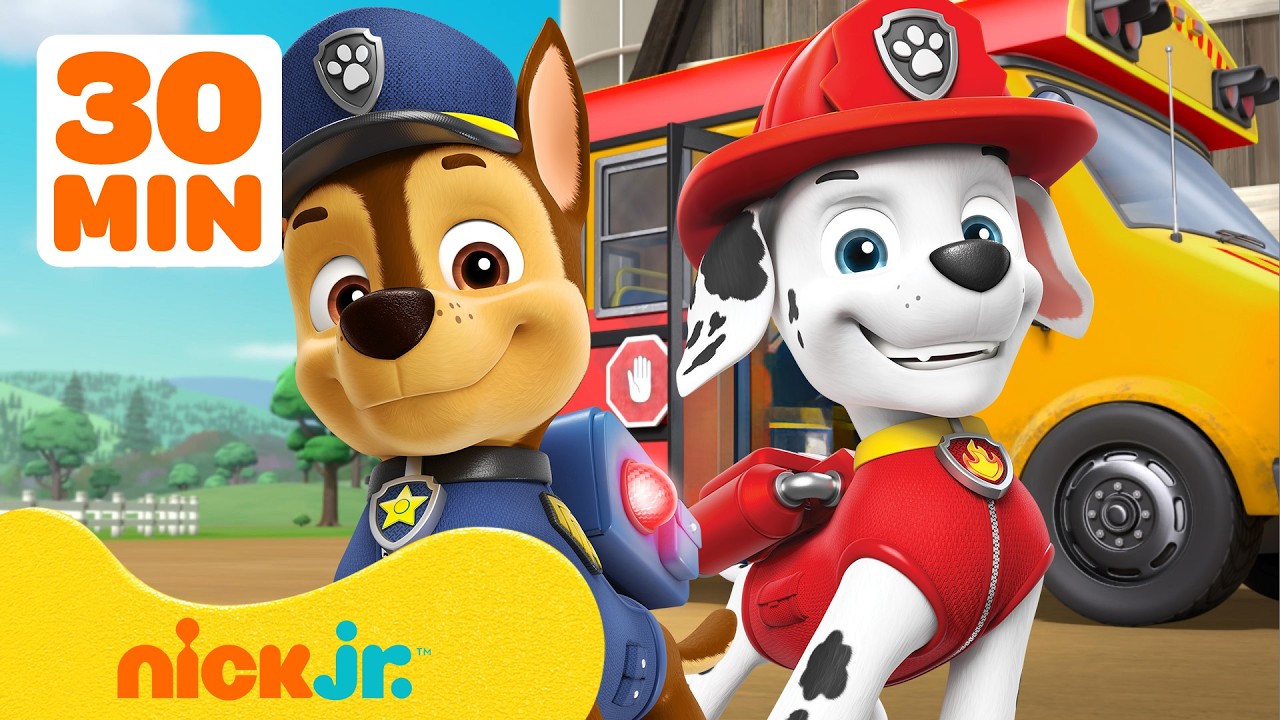 PAW Patrol | Le migliori missioni di ritorno a scuola! 🚌🎒 | 30 min | Nick Jr. Italia