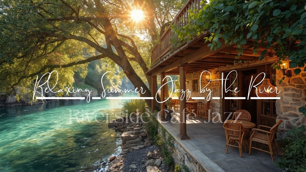 🎷Riverside Café Jazz – Relaxing Jazz by the River | Smooth Instrumental for Work, Study & Chill