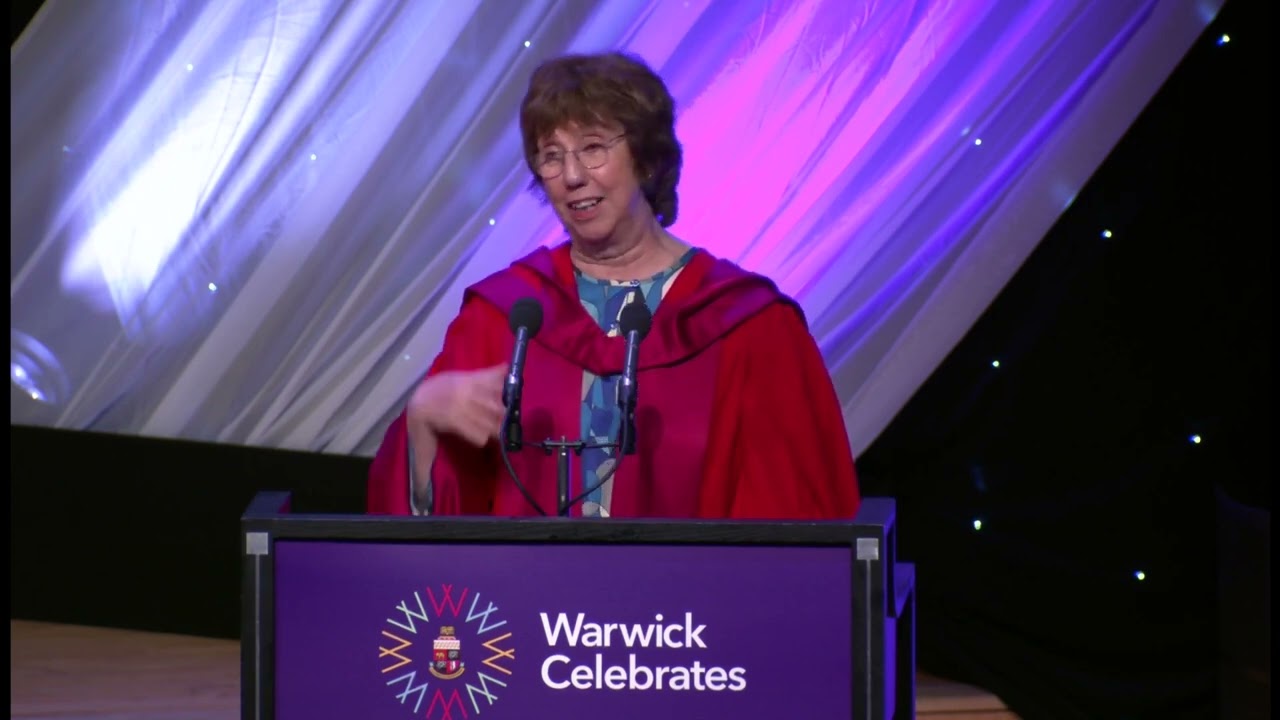 Baroness Catherine Ashton Honorary Graduate Speech