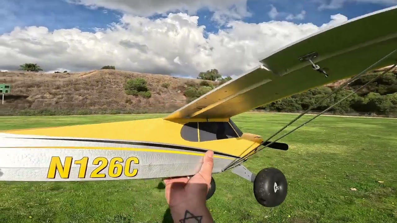 First time flying a rc plane