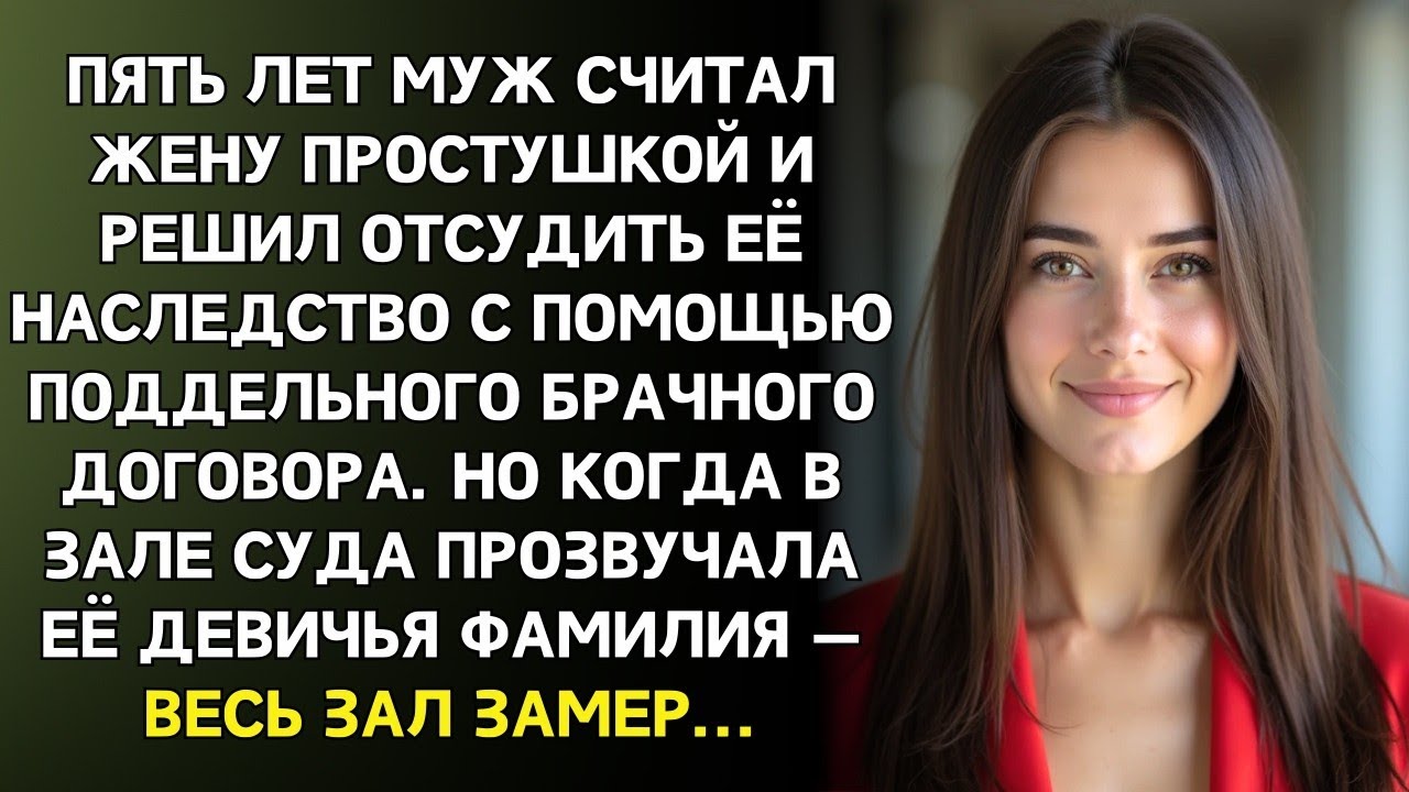 На разводе муж попытался отсудить моё наследство, но судья услышал мою девичью фамилию...