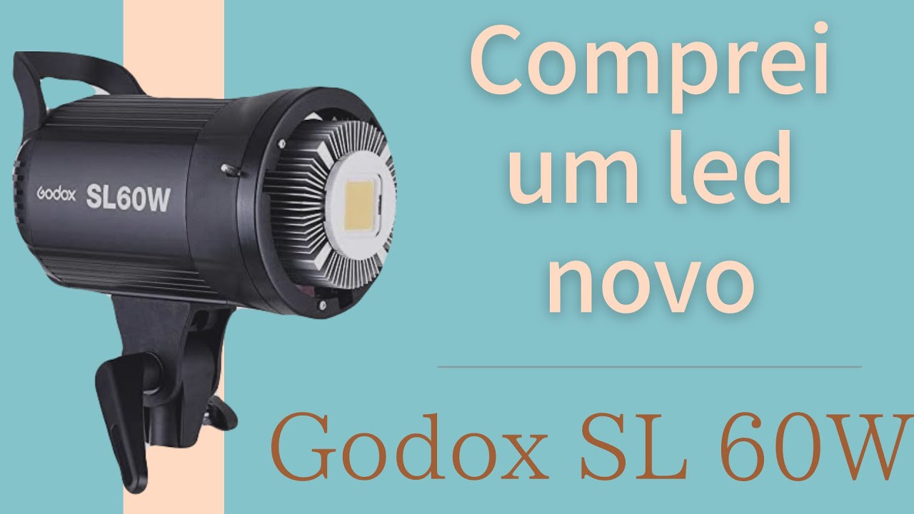 GODOX SL60W unbox em Português BR