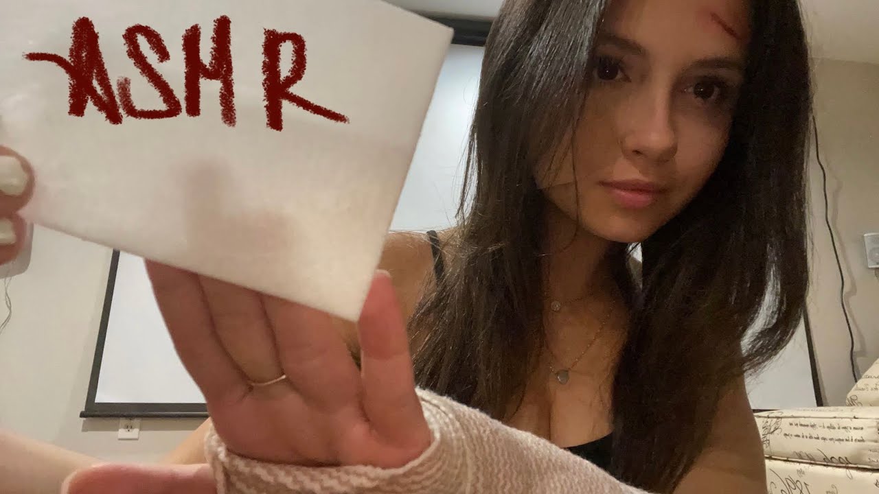 ASMR healing your zombie bite roleplay🧟‍♀️