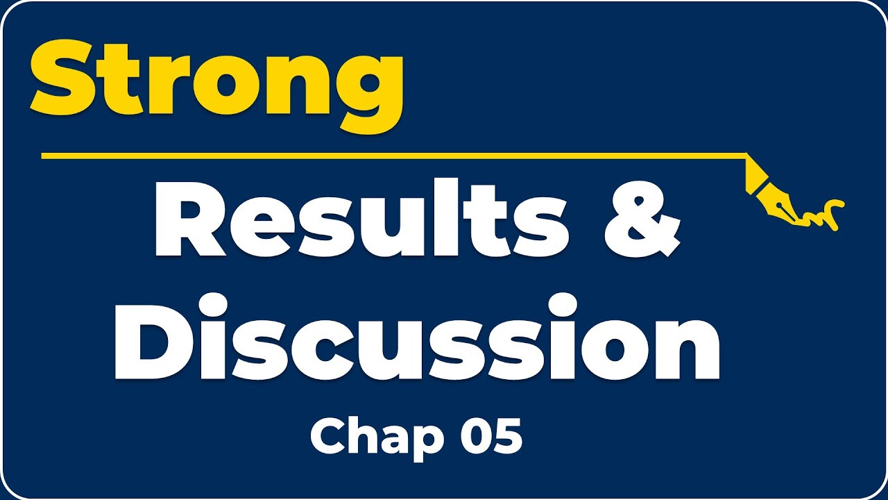 How to Present Results and Discussion in a PhD Thesis