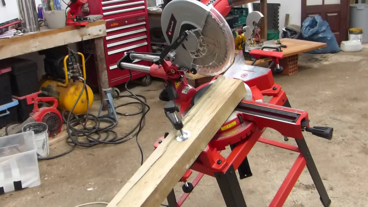 Part 4: Einhell Sliding Mitre Saw Test Cut In Wood and Practicality Test TC-SM2531/2 U