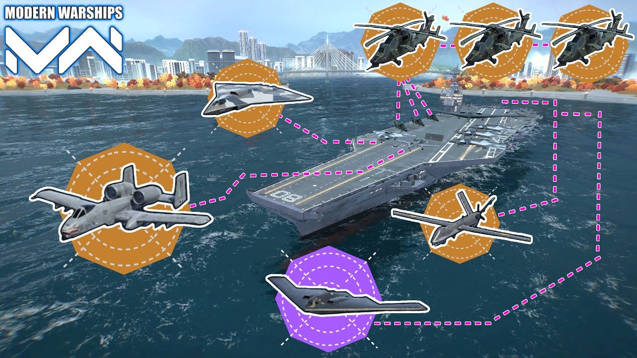 Carrier Built with A-10C and new MODERN ITEMS  / MODERN WARSHIPS _ Gameplay.