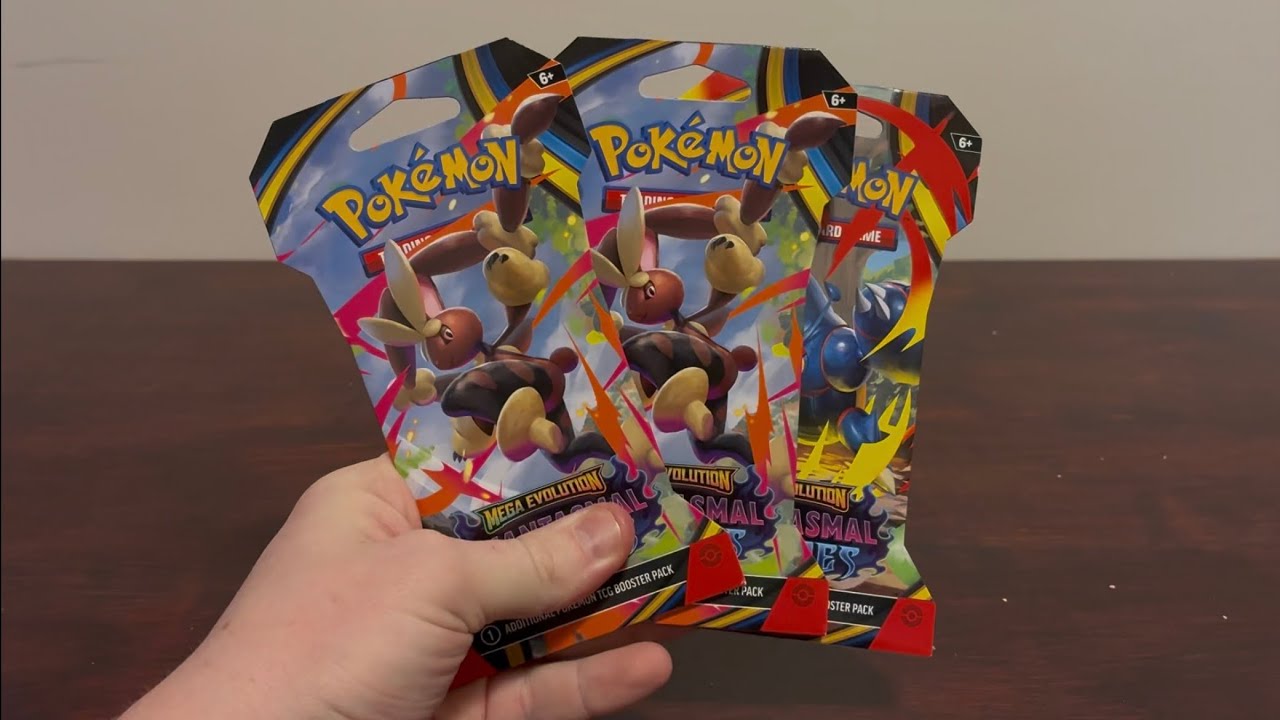 Pokemon TCG ME02: Phantasmal Flames 3 Booster Pack Opening
