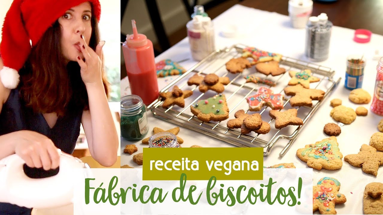 Fábrica de biscoitos! | Receita cookies veganos - sem ovos e leite | Cozinha da Lu #23
