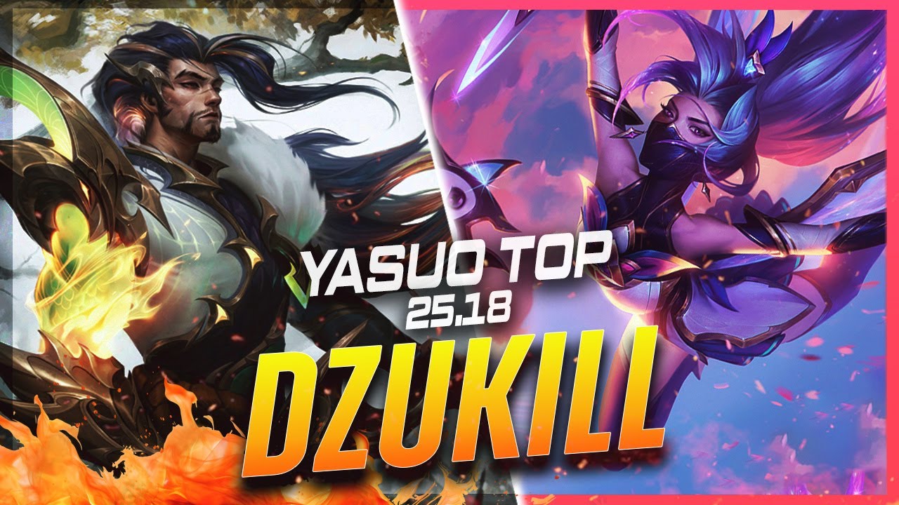 Dzukill - Yasuo vs Akali TOP Patch 25.18 - Grandmaster Yasuo Gameplay