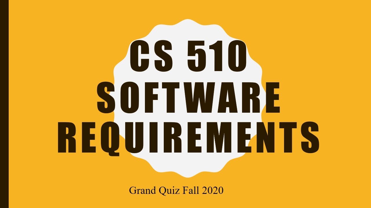 CS 510 Grand Quiz Fall 2020 || VU || Virtual Universe