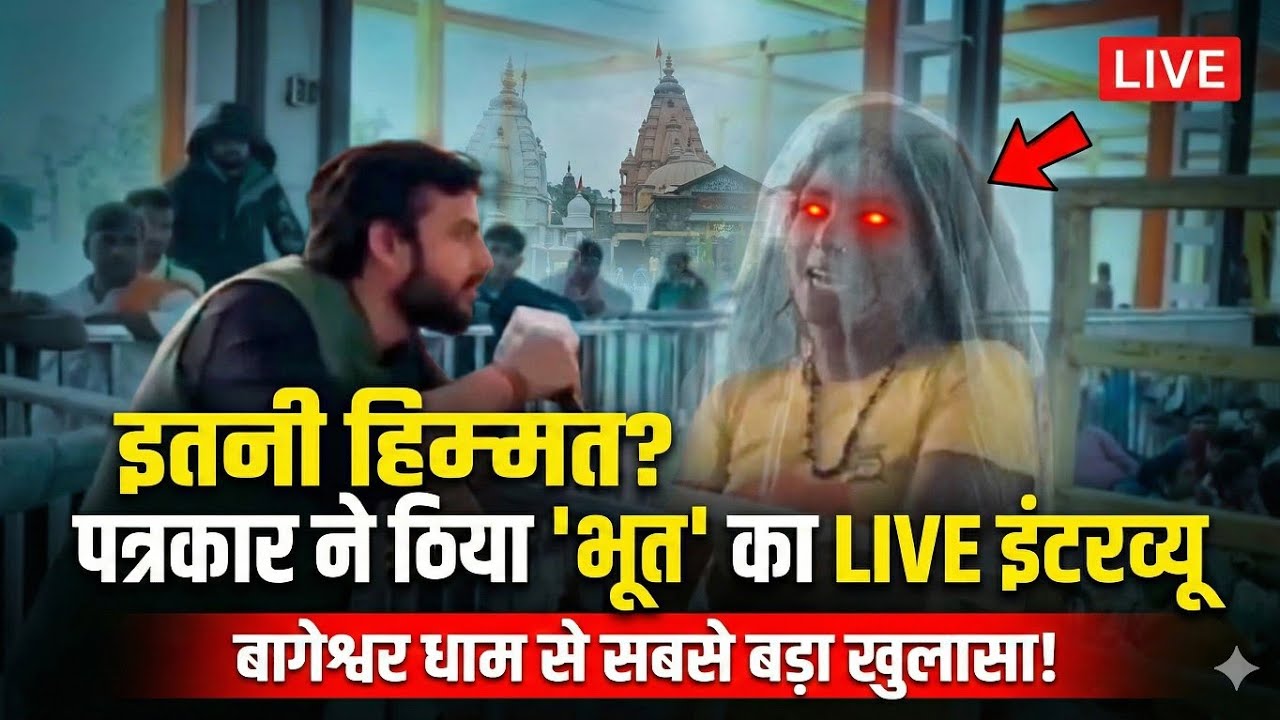 Bageshwar Dham में चमत्कार या खौफ? Reporter ने लिया साक्षात 'भूत' का Interview! 😱