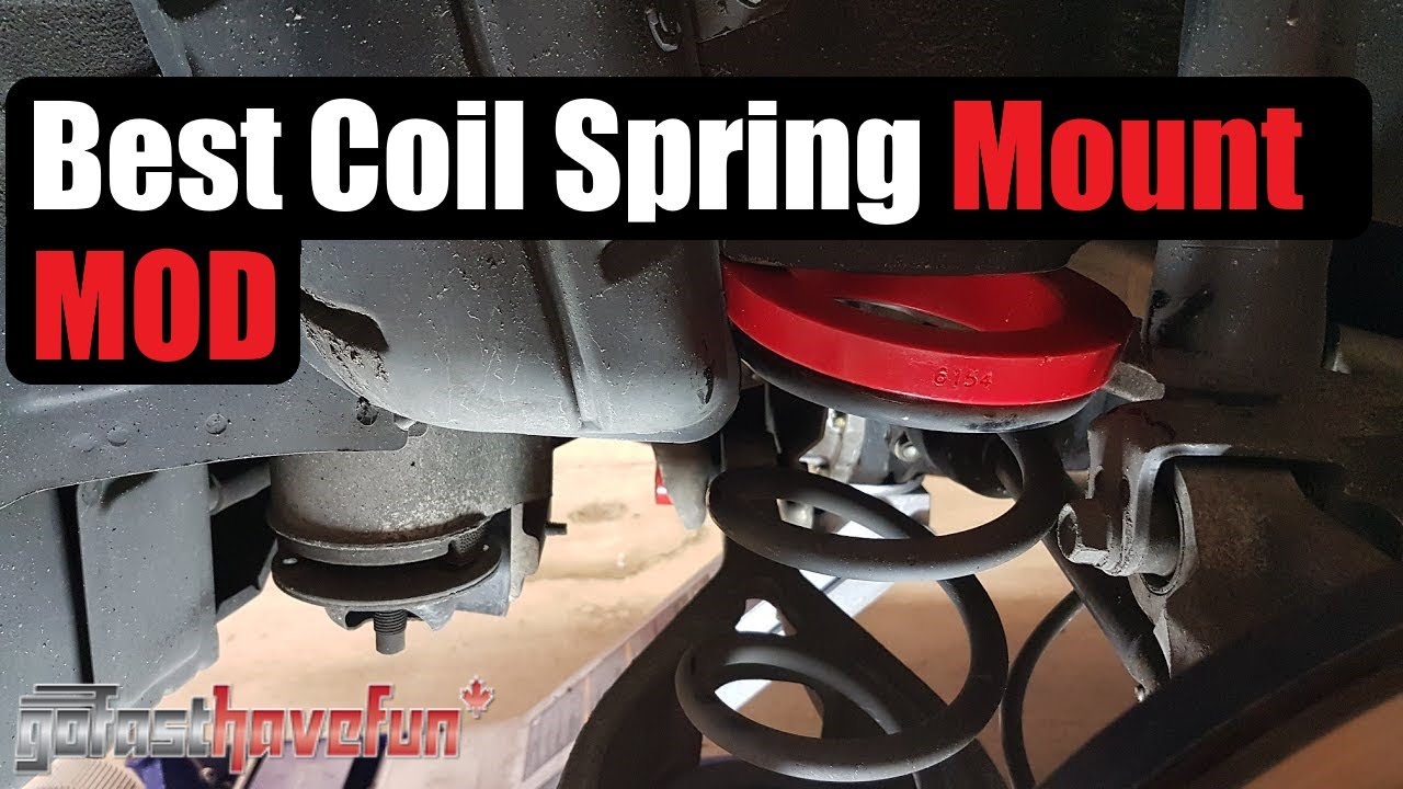 350Z/ G35  Rear Coil Spring Mount Mod (Energy Suspension) | AnthonyJ350