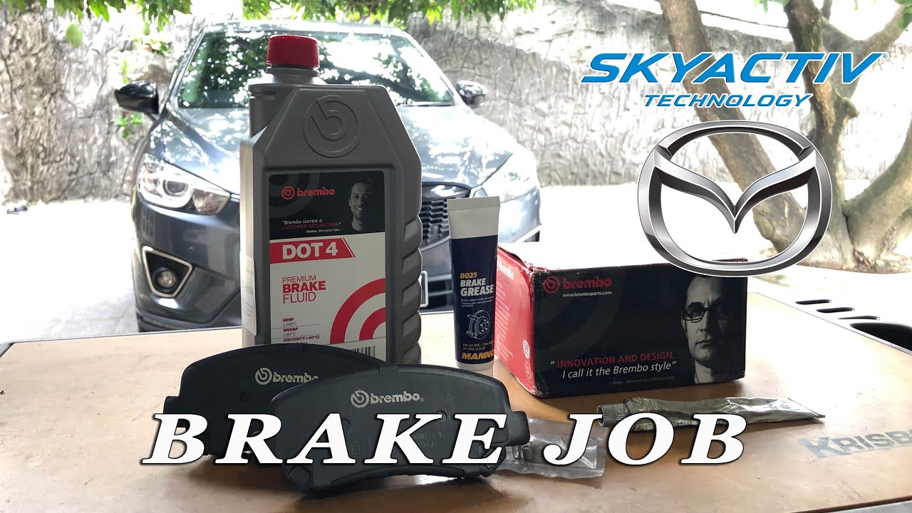 Mazda CX 5 CX 3 CX 30 Mazda 6 Mazda 2 Mazda 3 Front Brake pads Brembo OE Replacement DIY Service.