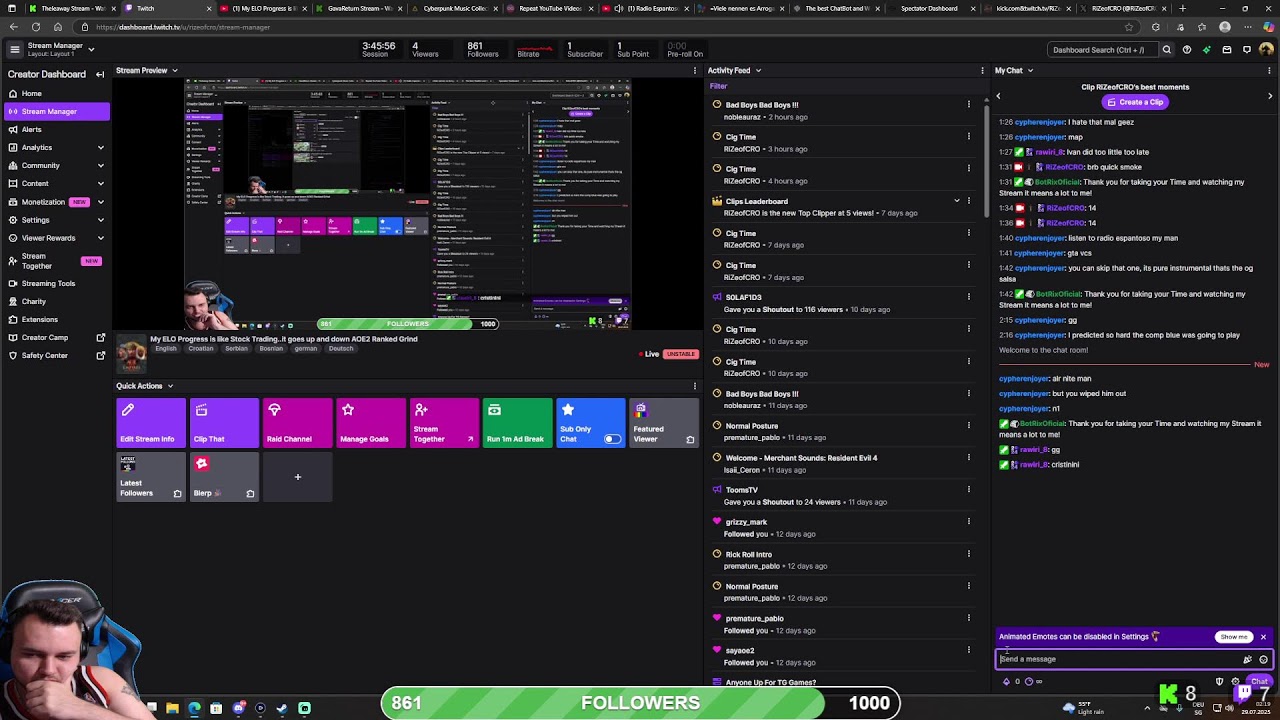 My ELO Progress is like Stock Trading..it goes up and down AOE2 Ranked Grind
