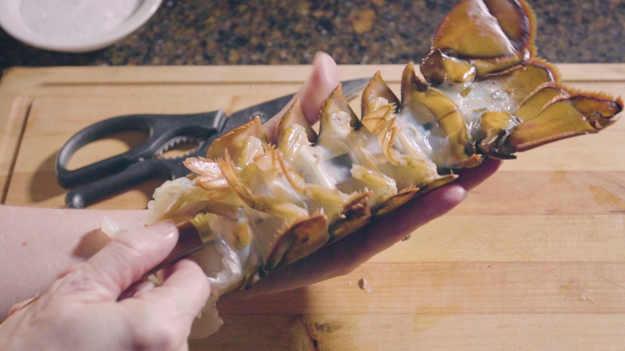 How to De-shell a Lobster Tail