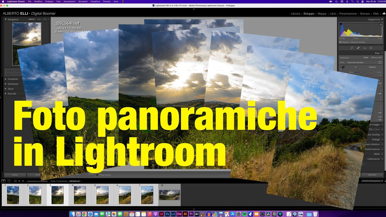 Foto PANORAMICHE in Lightroom.