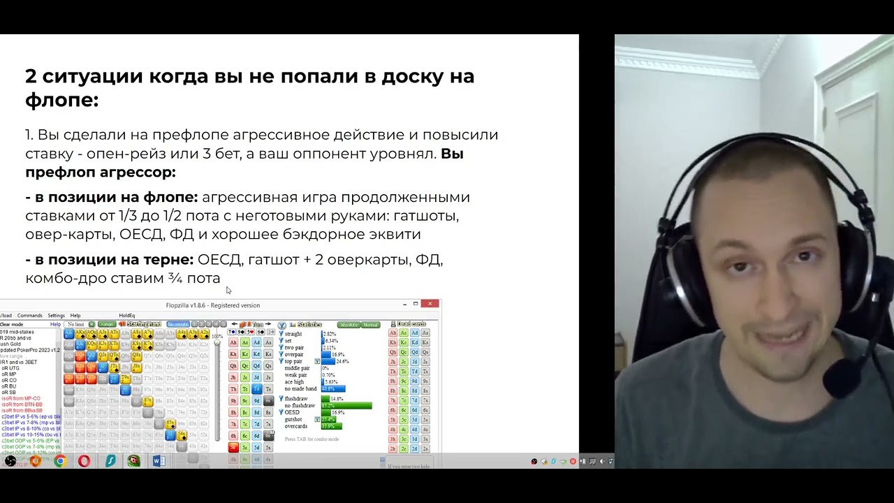 Как играть не попав во флоп?