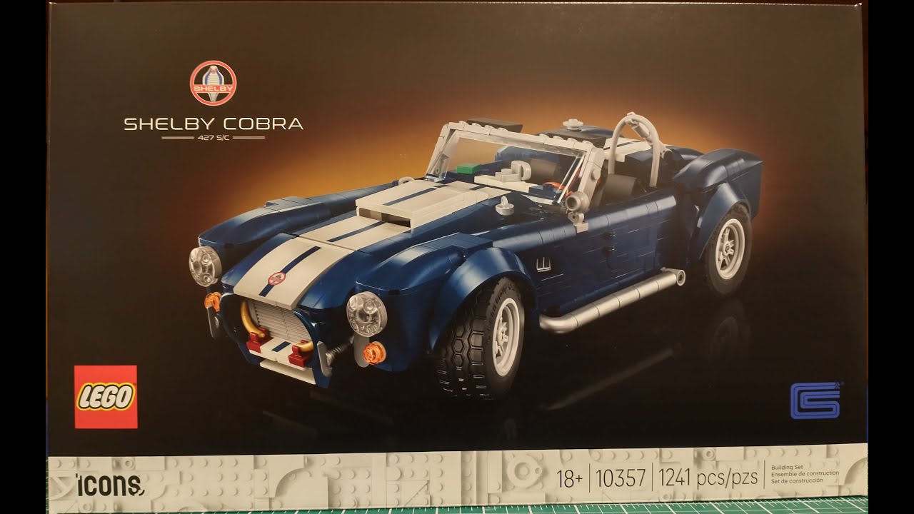 LEGO Shelby Cobra 427 S/C time-lapse assembly