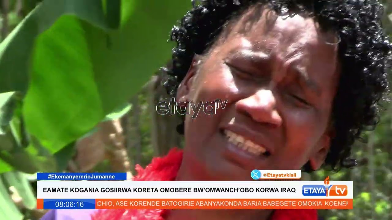 Family in Bogeka B seeks help to bring back home the body of their kin who died in Iraq 3 months ago
