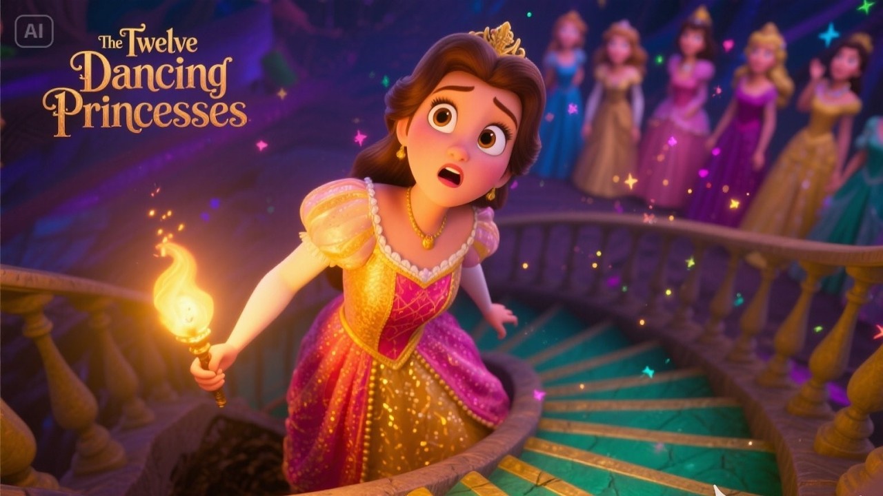 The Twelve Dancing Princesses | Enchanted Fairytale Story for Kids & Families ✨👑💃