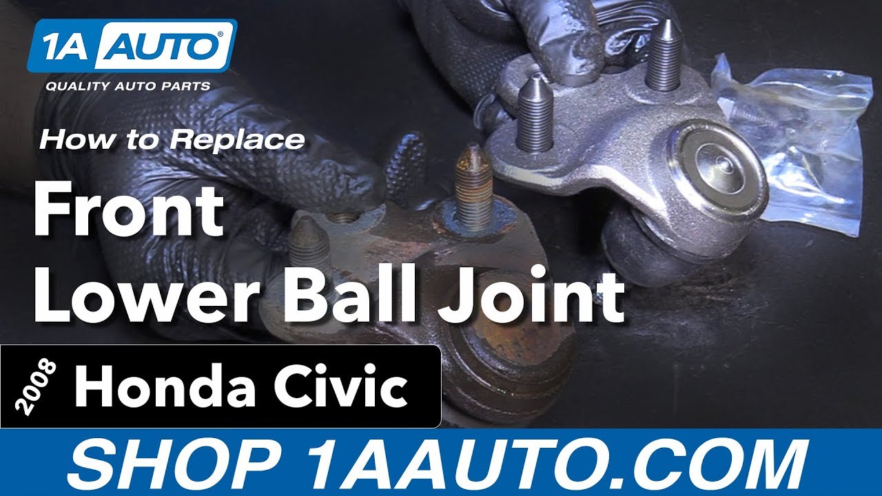 How to Replace Front Lower Ball Joint 06-11 Honda Civic