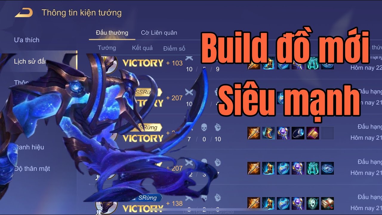 Zill trở lại meta với build đồ mới siêu mạnh / LIÊN QUÂN MOBILE 