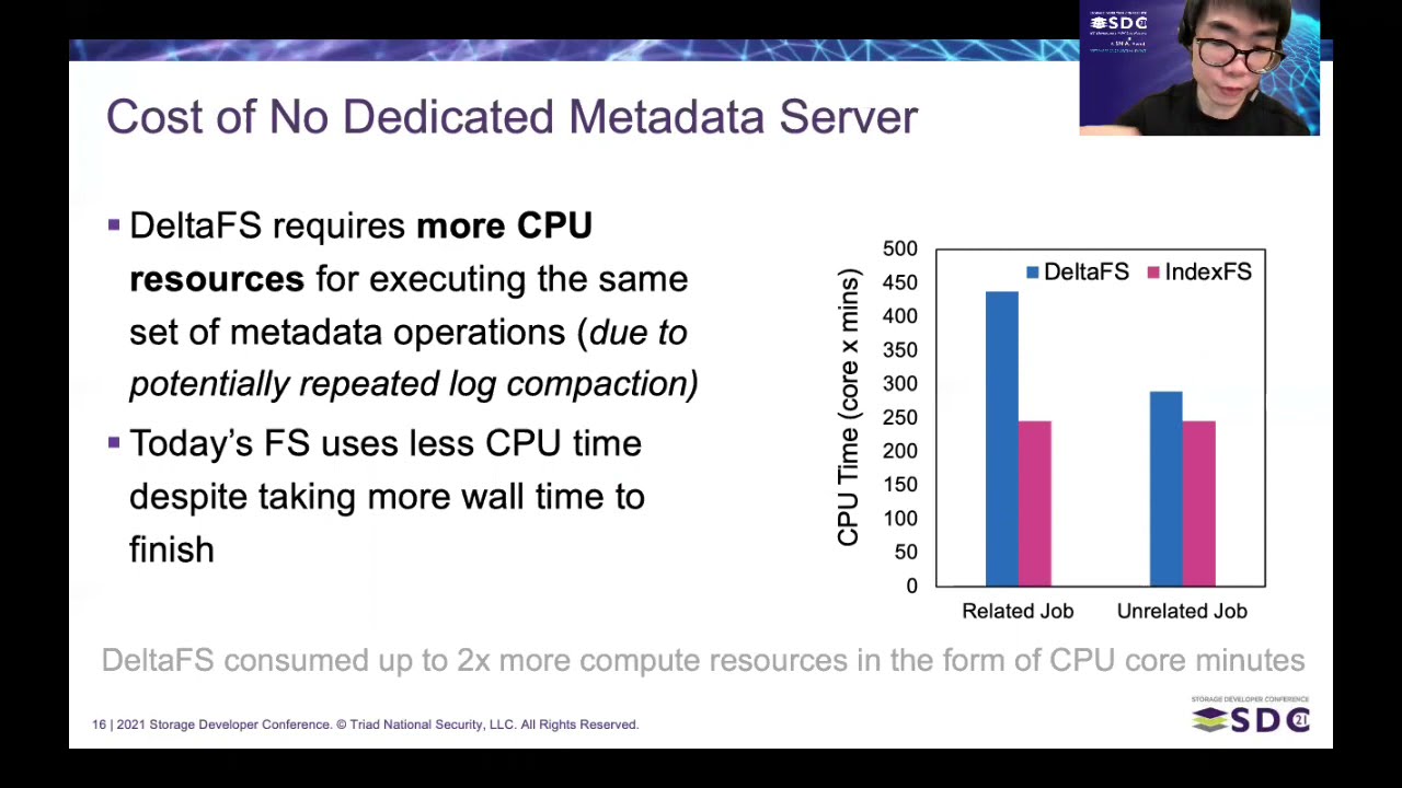 SDC2021: CMU and Los Alamos's Efforts in Building Large-Scale Filesystem Metadata