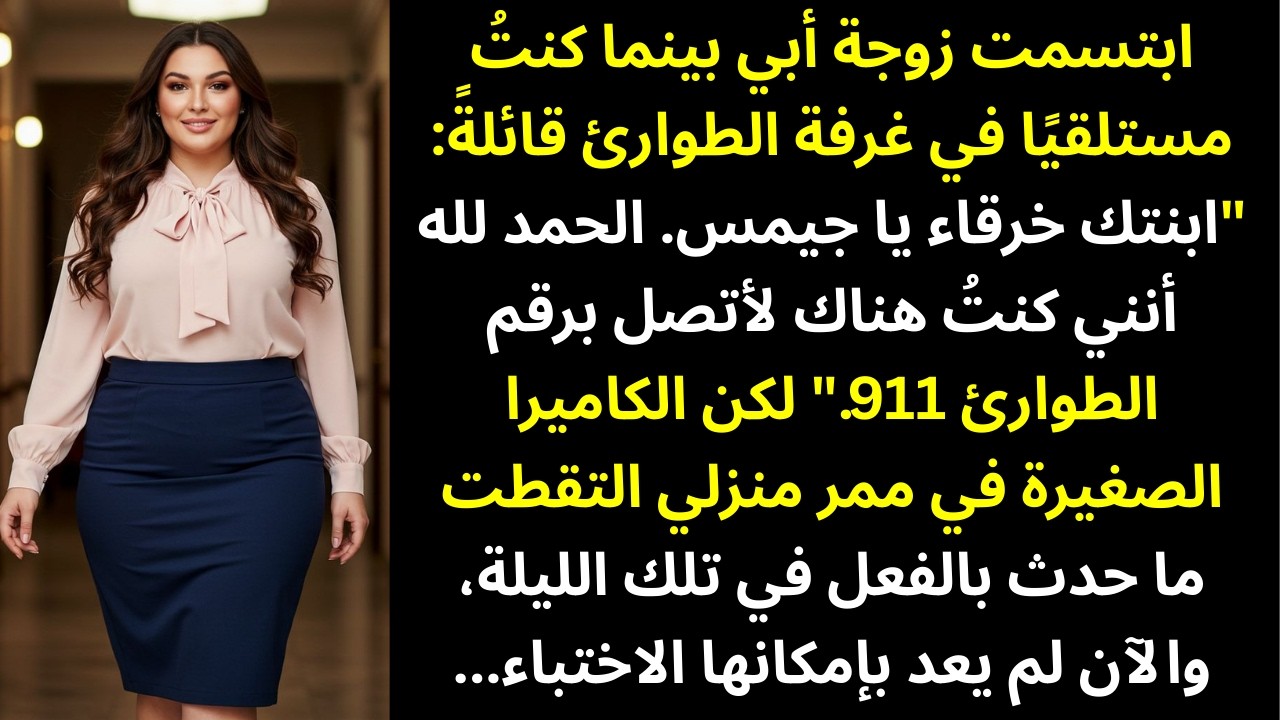 دفعتني زوجة أبي من الدرج—وقال أبي: «كان حادثًا»… لكن كاميرا المراقبة أثبتت العكس