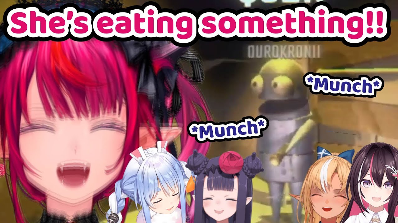 Kronii Got Caught Silently Eating Dinner During the Collab Stream