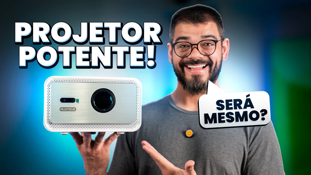 ESSE PROJETOR TEM PREÇO BOM, IMAGEM TOP E BRILHO ALTO, MAS TEM UM PORÉM! FLIXTONE D9W MINI - REVIEW