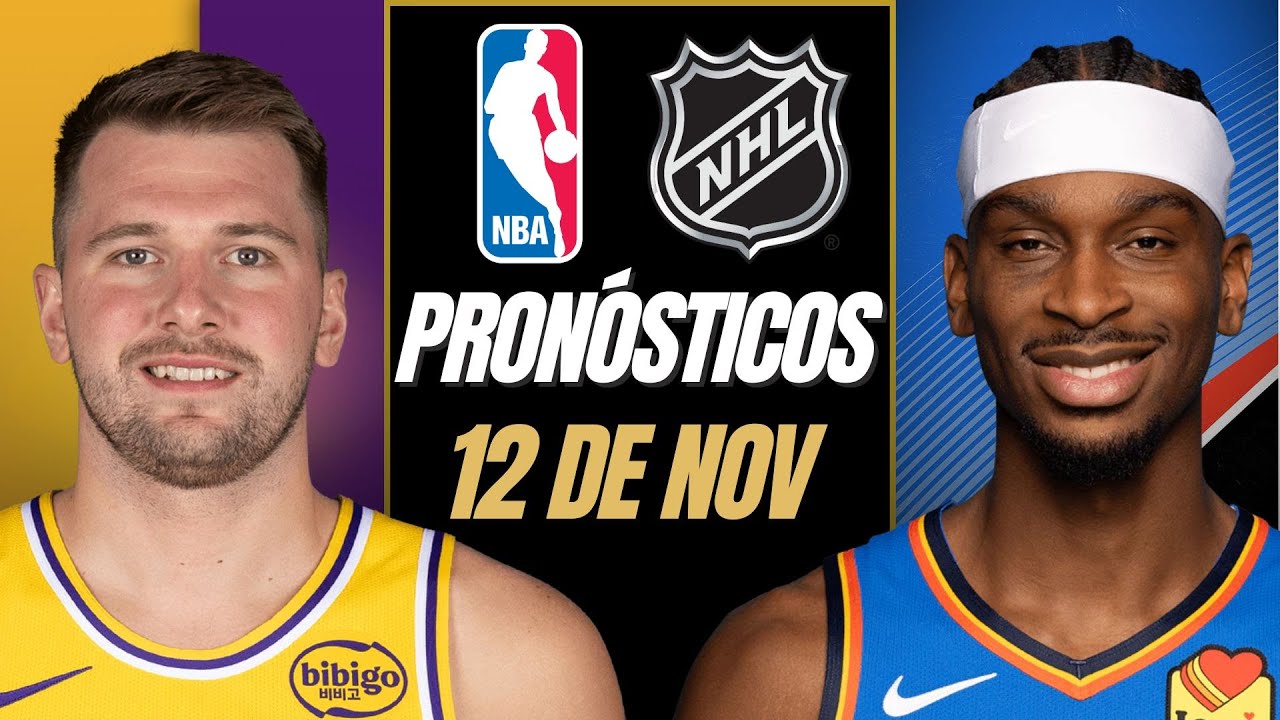 🔥PRONÓSTICOS DE LA NBA Y LA NHL PARA EL 12 DE NOVIEMBRE | PICKS GRATIS🔥