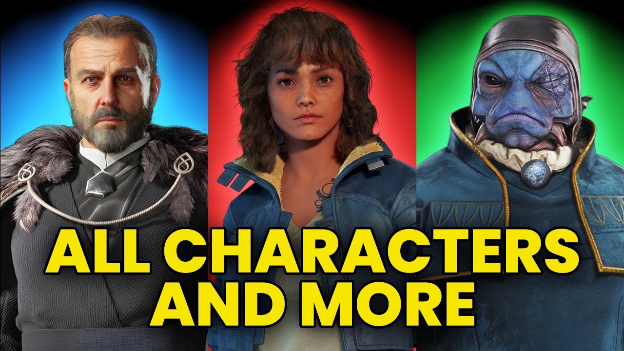 (With Clips) Every Character, Organization, Planet, and Creature in Star Wars: Outlaws