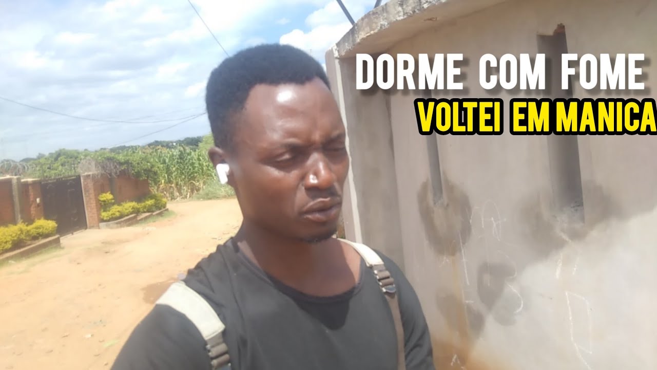 Dormi com fome e quando acordei de manhã tinha que preparar uma marmita da obra... Estou em manica 