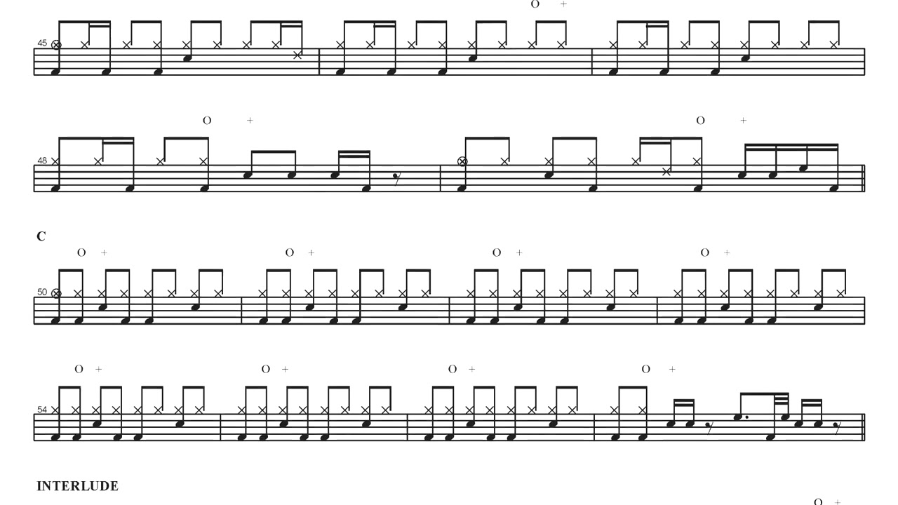 Tower of power-back in the day | Drum Score, Drum Sheet Music, 드럼악보