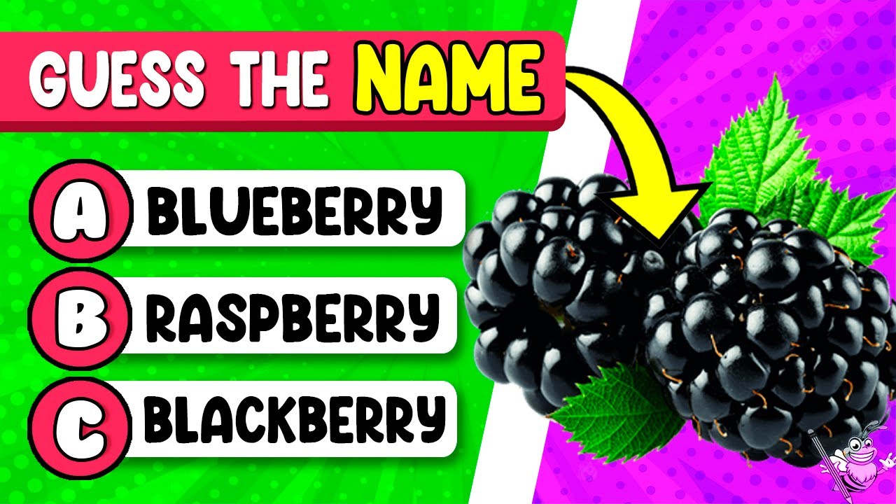 🍎🍉 Guess the Name of the Fruit or Vegetable 🤔🧠 Guess the Fruit Quiz