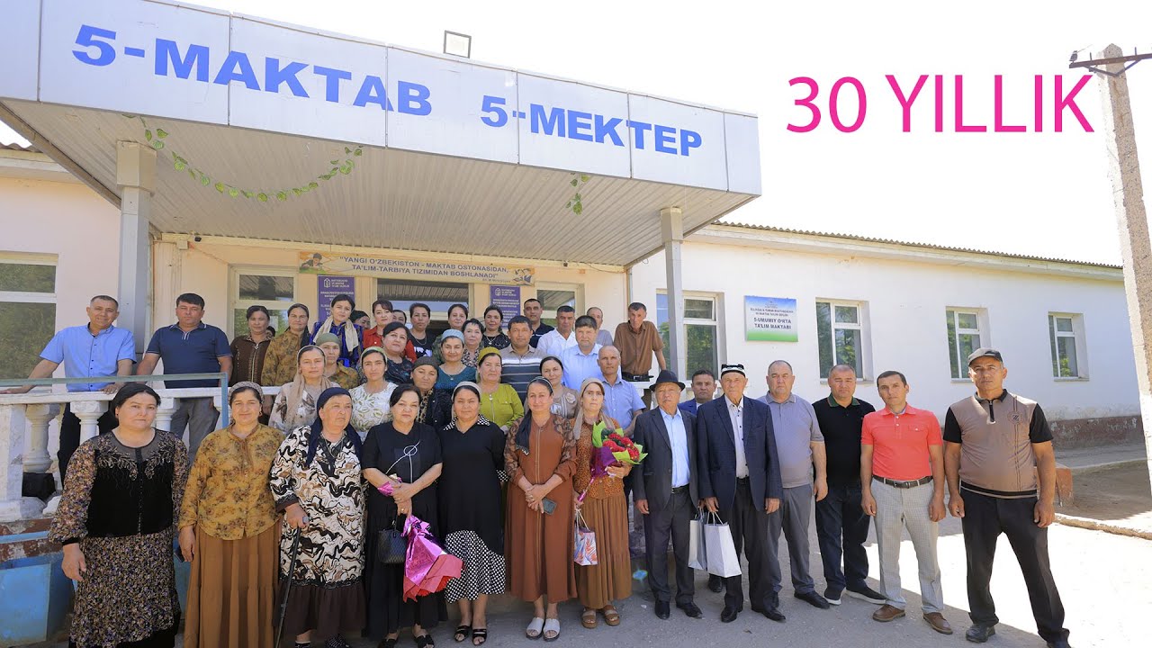 5-MAKTAB 1995-YIL BITIRUVCHILARI 30 YILLIK UCHRASHUV 2-QISM DIYOR STUDIO УЧРАШУВ 30 ЙИЛ
