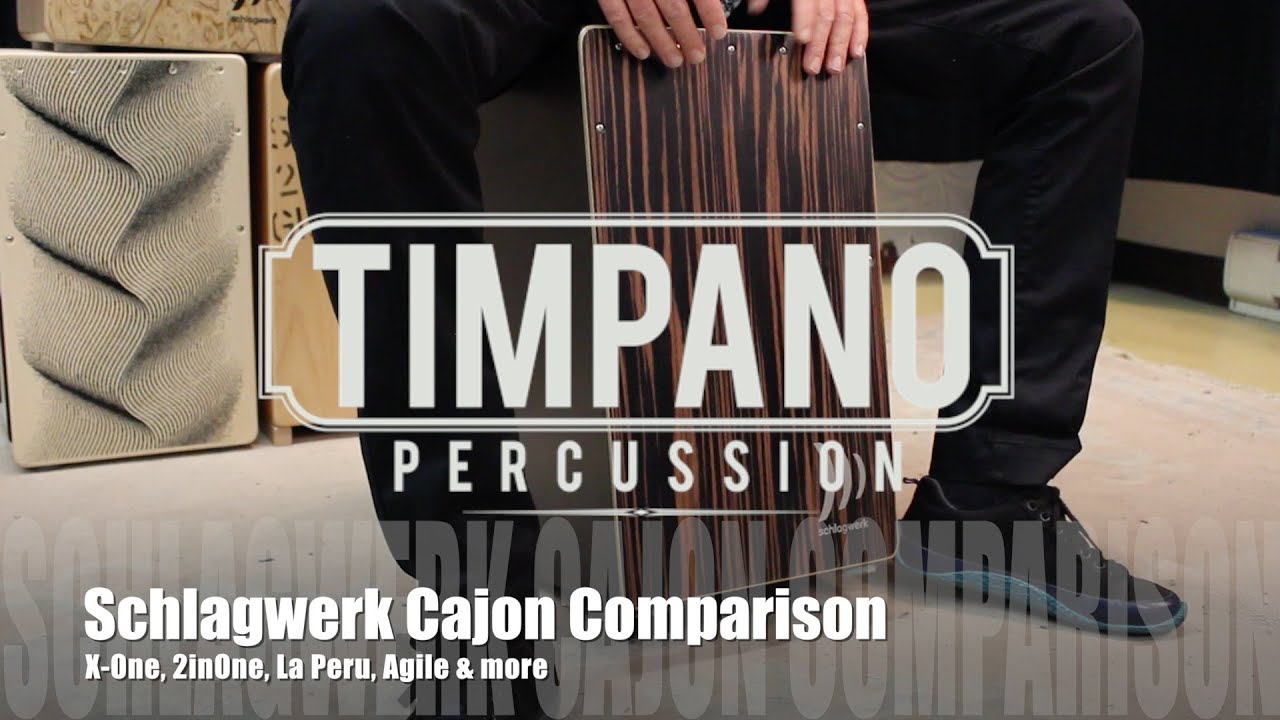 Schlagwerk Cajon Comparison: X-One, 2inOne, La Peru, Agile & more