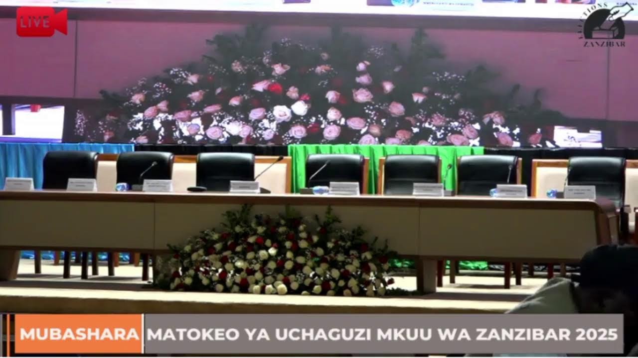 LIVE: ZEC WATANGAZA MATOKEO YA UCHAGIZI ZANZIBAR