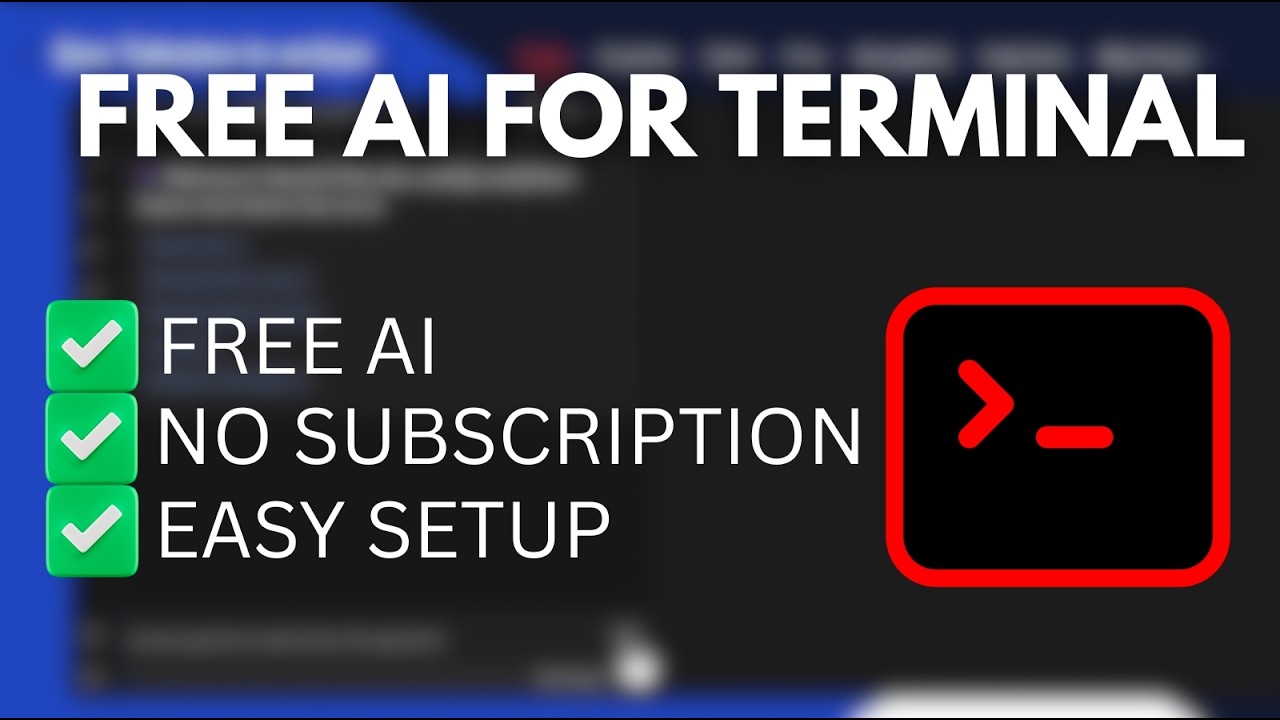 How to Install a FREE AI Coding Assistant in Terminal (No Subscription)