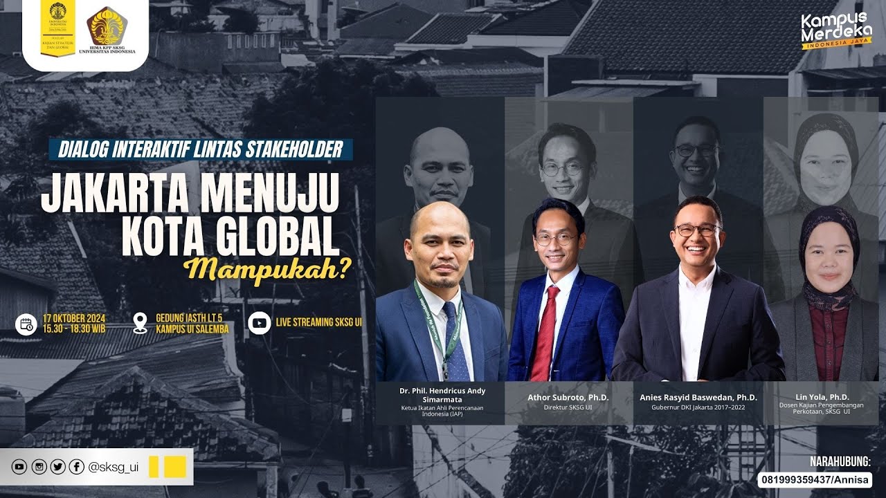 Dialog Interaktif: Jakarta Menuju Kota Global, Mampukah?
