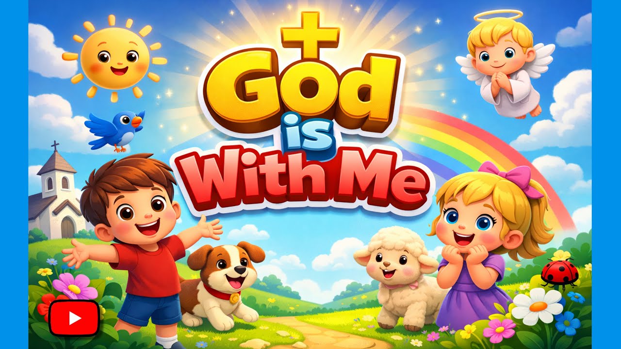 God Is With Me | Christian Kids Song | Faith & Comfort for Toddlers