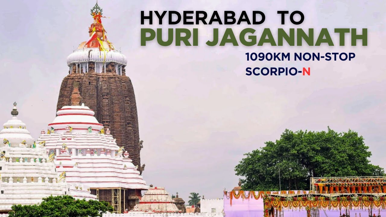 Hyderabad to Puri Jagannath by road Non Stop 1090 KM in Scorpio N  | EPI 1 #trending #fyp #explore