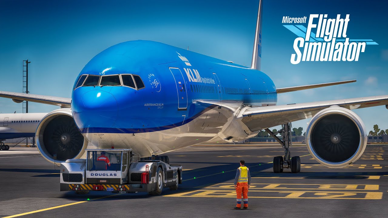 KLM B777-300ER | Полный перелёт из Кейптауна в Амстердам | Microsoft Flight Simulator | 4K УЛЬТРА...